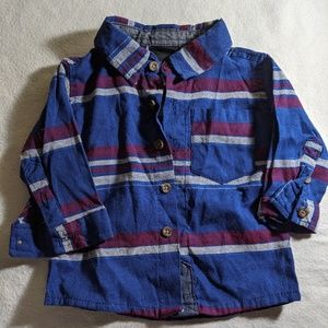 Little Rebel button up shirt 12m